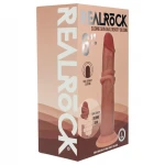 RealRock - dupla sűrűségű élethű dildó (napbarnított, 15,5 cm)