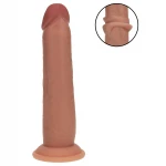 RealRock - dupla sűrűségű élethű dildó (napbarnított) - 20,5 cm