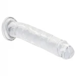 RealRock - élethű dildó tapadókoronggal (átlátszó) - 12,7 cm