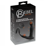 Rebel - lökő prosztata vibrátor (fekete)
