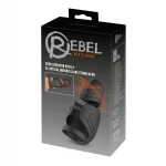 Rebel - mozgó makkizgatós péniszvibrátor férfiaknak (fekete)