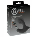 Rebel RC - akkus, rádiós, felpumpálható anál vibrátor (fekete)