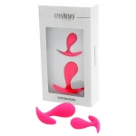 Rimba Copenhagen - pink butt plug szett, anál plug (2 db)