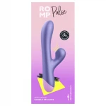 ROMP Pulse - léghullámos csiklóizgató és G-pont vibrátor (lila)