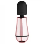 Rosy Gold Mini Wand - akkus, masszírozó vibrátor (rosegold)