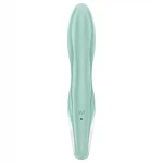 Satisfyer Air Pump Bunny 5 - App-vezérelt pumpálható vibrátor (menta)