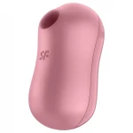 Satisfyer Cotton Candy - léghullámos csikló vibrátor (korall)