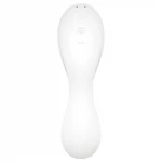 Satisfyer Curvy Trinity 5+ - App-vezérelt 2in1 vibrátor (fehér)