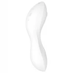Satisfyer Curvy Trinity 5+ - App-vezérelt 2in1 vibrátor (fehér)