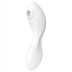 Satisfyer Curvy Trinity 5+ - App-vezérelt 2in1 vibrátor (fehér)