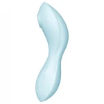Satisfyer Curvy Trinity 5+ - App-vezérelt 2in1 vibrátor (kék)
