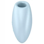 Satisfyer Cutie Heart - akkus léghullámos csikló vibrátor (kék)