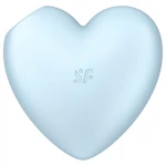 Satisfyer Cutie Heart - akkus léghullámos csikló vibrátor (kék)