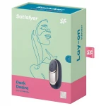 Satisfyer Dark Desire - akkus csikló vibrátor, csiklóizgató (fekete)