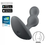 Satisfyer Deep Diver - app-vezérelt anál vibrátor (szürke)