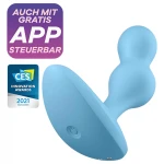 Satisfyer Deep Diver - app-vezérelt anál vibrátor (kék)
