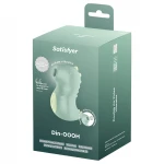 Satisfyer Din-OOOH - léghullámos csiklóizgató vibrátor (zöld)