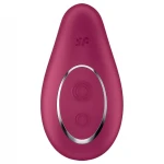 Satisfyer Dipping Delight - akkus csikló vibrátor, csiklóizgató (piros)