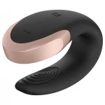 Satisfyer Double Love - App- és távirányítós párvibrátor (fekete)