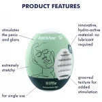 Satisfyer Egg Riffle - tojás maszturbátor szett férfiaknak (3 db)