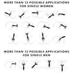 Satisfyer Endless Fun - akkus, vízálló párvibrátor (fekete)