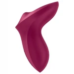 Satisfyer Exciterrr - forgó gyöngyös csikló vibrátor, csiklóizgató (piros)