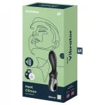 Satisfyer Heat Climax - okos, melegítő anál vibrátor (fekete)