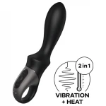 Satisfyer Heat Climax - okos, melegítő anál vibrátor (fekete)