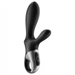 Satisfyer Heat Climax+ - app-vezérelt melegítő anál vibrátor (fekete)