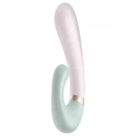 Satisfyer Heat Wave - App-vezérelt melegítő vibrátor (menta)