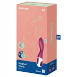 Satisfyer Heated Thrill - App-vezérelt melegítő vibrátor (piros)