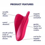 Satisfyer High Fly - akkus, vízálló csikló vibrátor, csiklóizgató (pink)