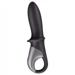 Satisfyer Hot Passion - app-vezérelt melegítő anál vibrátor (fekete)