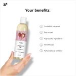 Satisfyer - ízesített masszázsolaj - eper (250 ml)