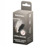 Satisfyer Little Secret - hordható bugyivibrátor, vibrációs bugyi (fehér)