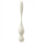 Satisfyer Love Birds 1 - App-vezérelt vibrációs gésagolyó (fehér)