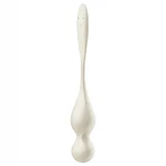 Satisfyer Love Birds 1 - App-vezérelt vibrációs gésagolyó (fehér)