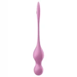 Satisfyer Love Birds 1 - App-vezérelt vibrációs gésagolyó (pink)