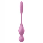 Satisfyer Love Birds 1 - App-vezérelt vibrációs gésagolyó (pink)