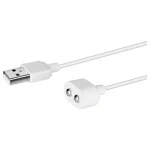 Satisfyer - mágneses USB töltőkábel - 2 db (fehér)