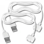 Satisfyer - mágneses USB töltőkábel - 2 db (fehér)