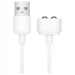 Satisfyer - mágneses USB töltőkábel (fehér)