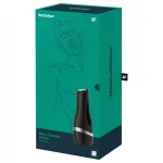 Satisfyer Men Classic - manuális szívó maszturbátor férfiaknak (ezüst)