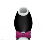 Satisfyer Penguin - léghullámos, vízálló csiklóizgató (fekete-fehér)