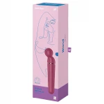 Satisfyer Planet Wand-er - masszírozó vibrátor (piros)