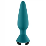 Satisfyer Plug-ilicious 1 - app-vezérelt anál vibrátor plug (zöld)