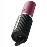 Satisfyer Deep Kiss - léghullámos rúzs vibrátor (fekete)