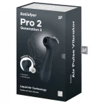 Satisfyer Pro2 Gen3 - léghullámos csiklóizgató (sötét szürke)