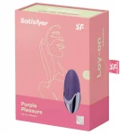 Satisfyer Purple Pleasure - akkus csikló vibrátor, csiklóizgató (lila)