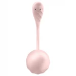 Satisfyer Ribbed Petal - hordható rádiós vibrotojás (pink)